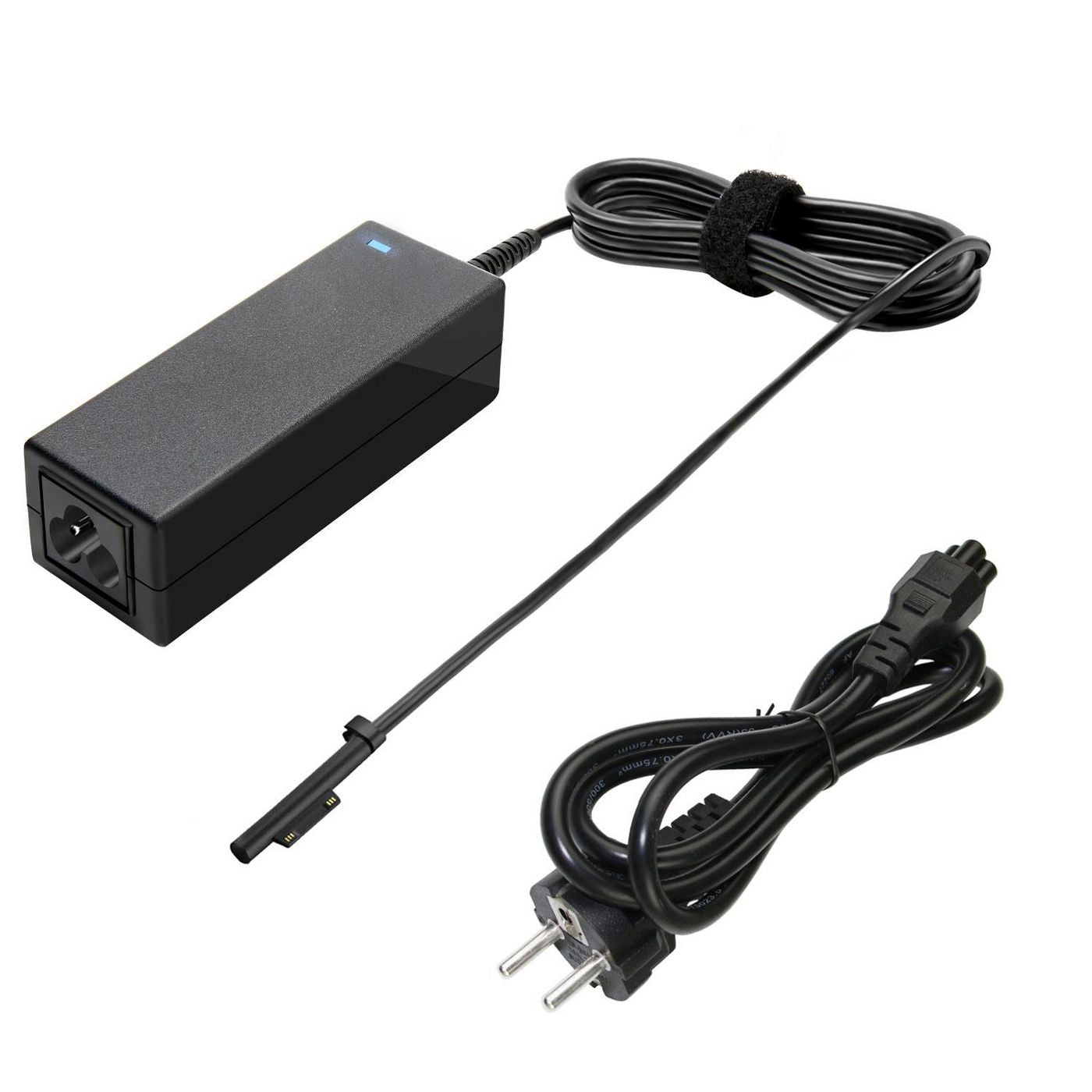 CoreParts Q5N-00003 Netzteil 31 W – 12 V, 2,58 A – für Surface Pro 3/4/5, inkl. EU-Kabel – schwarz