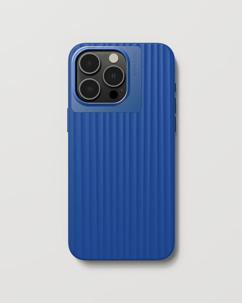 Nudient – Backcover – für Apple iPhone 15 Pro Max – blau – PC