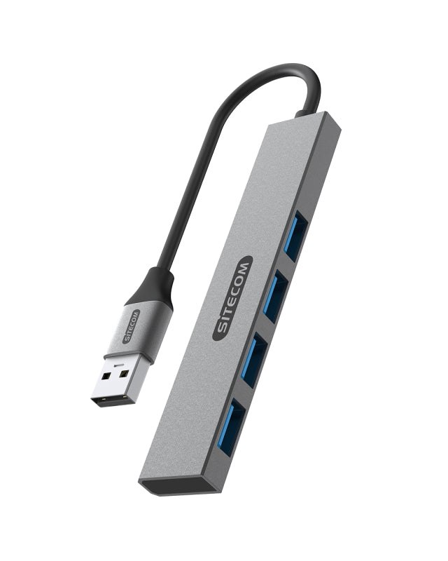 Sitecom CN-5004 USB-Hub – USB-A, 4× USB-A, für Windows/Mac/ChromeOS