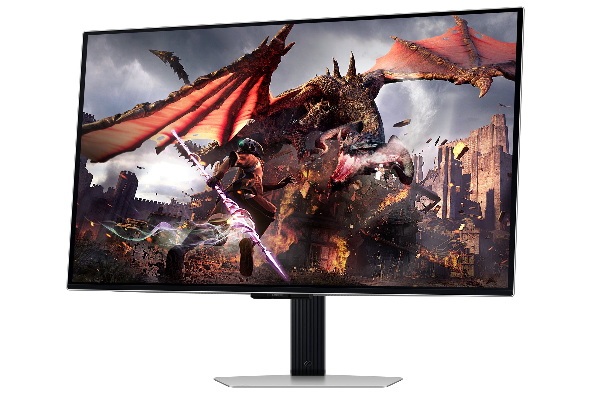 Samsung LS32DG800SUXEN – Monitor, 32", OLED, 240 Hz, 250 cd/m², FreeSync Premium Pro, VESA 100 × 100, Schwarz