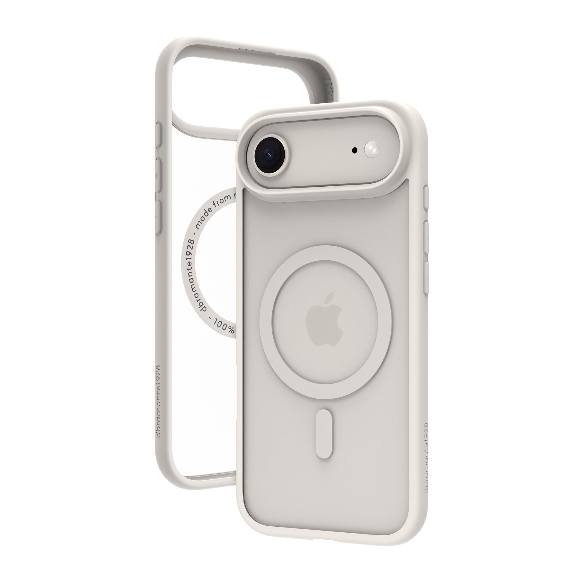 dbramante1928 Backcover – für Apple iPhone 17 Air, Kunststoff, Weiss, bis 2 m sturzsicher