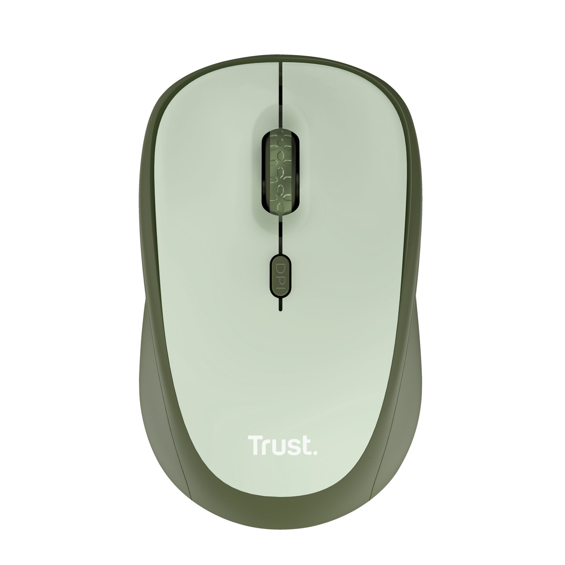 Trust Yvi+ – Maus – Kabellos (2,4 GHz), 1600 DPI, Rechts, Grün