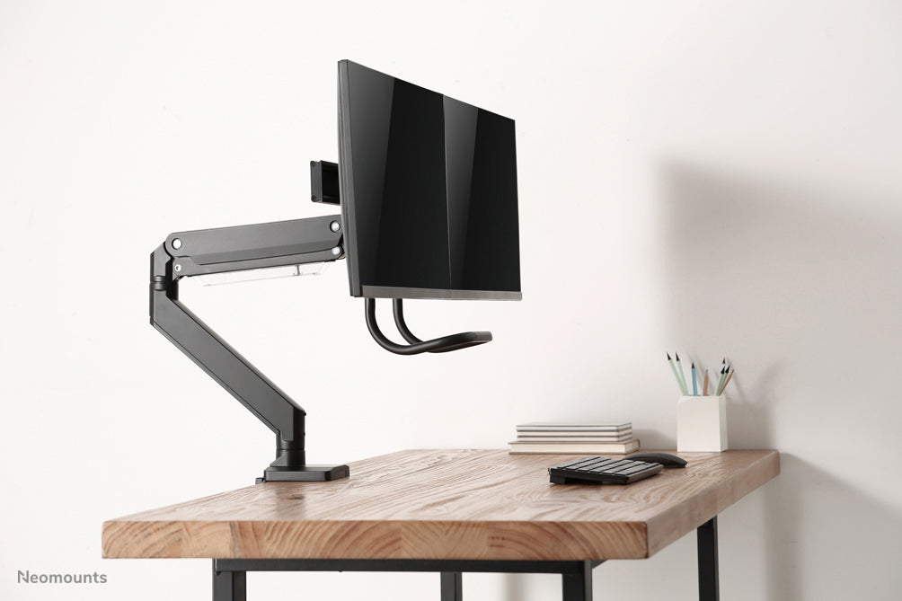 Neomounts Nm-D775D – Monitorarm, Dual, bis 32", Neigen/Schwenken/Drehen, Schwarz