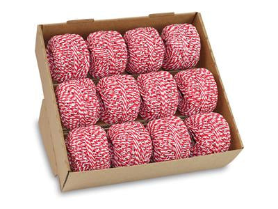 Pattberg Geschenkband Kordel rot/weiss – 2 mm × 15 m