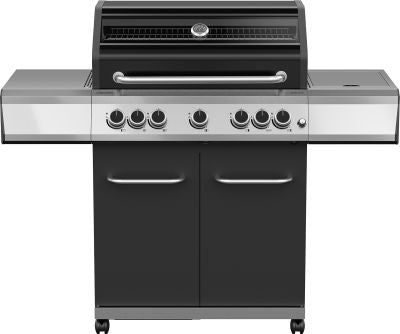 Outdoorchef Gasgrill AUSTRALIA EVO 535 – 5 Brenner, 22,2 kW, 30 mbar – Schwarz/Silber