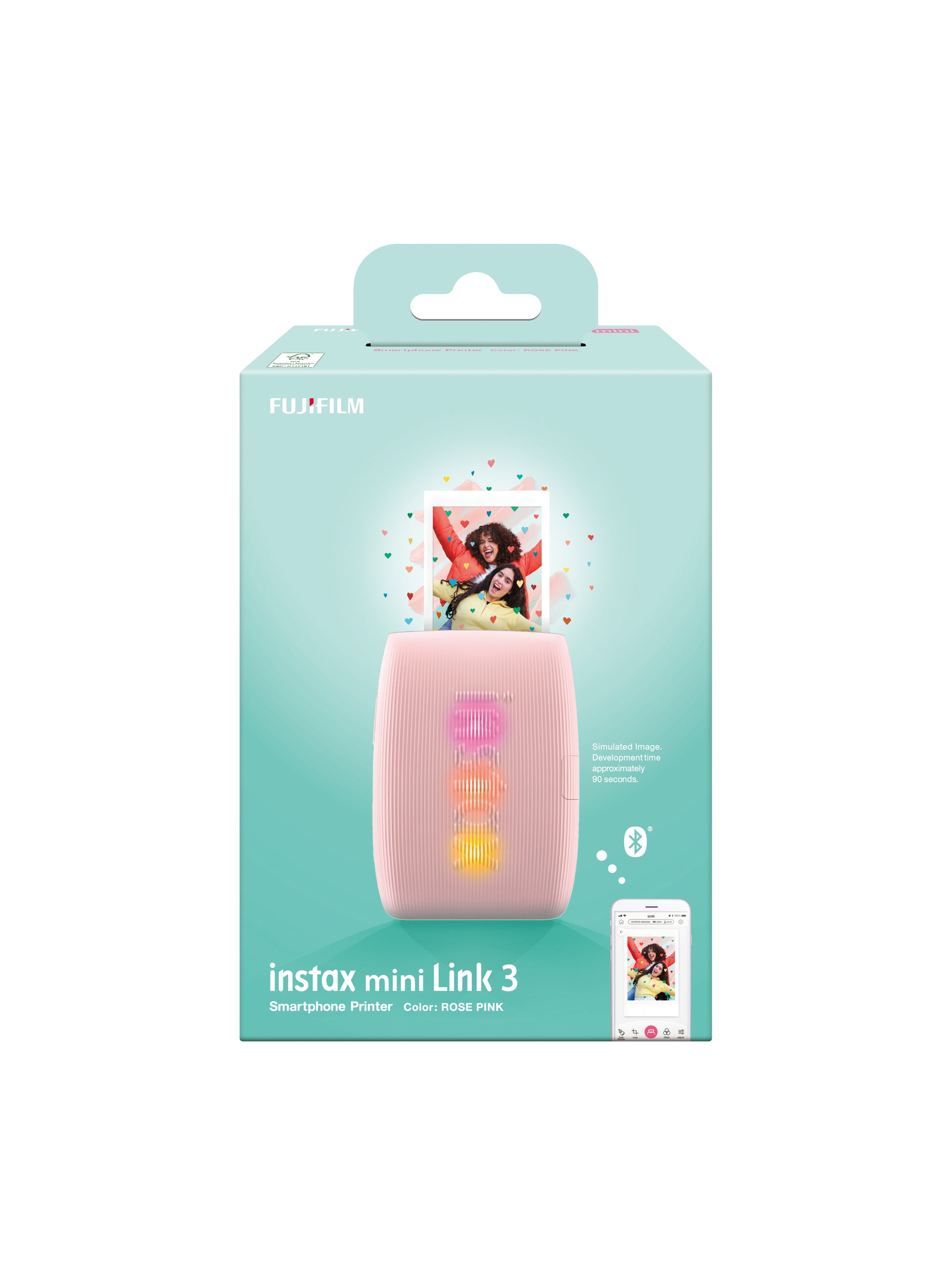 Fujifilm Instax Mini Link3 – Rose, Bluetooth