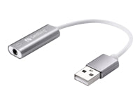 Sandberg Externe USB-Soundkarte – USB – 3,5 mm Klinke – Aluminium