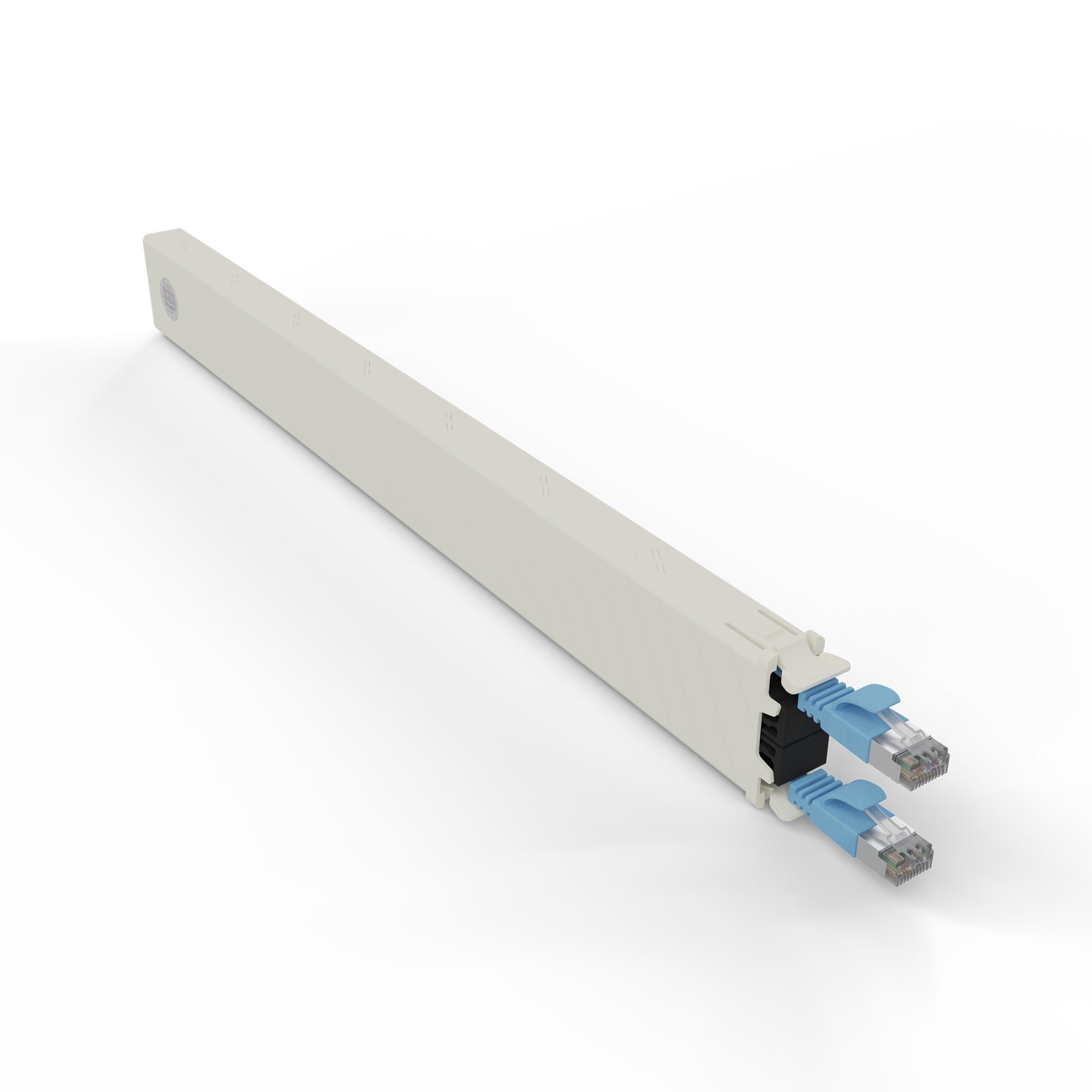 PATCHBOX Patchkabel – Cat6a U/FTP (STP), 0,8 m, Blau, RJ-45–RJ-45