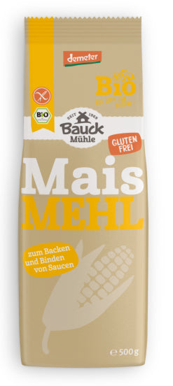 Bauck Mühle Maismehl – Bio, glutenfrei – 500 g