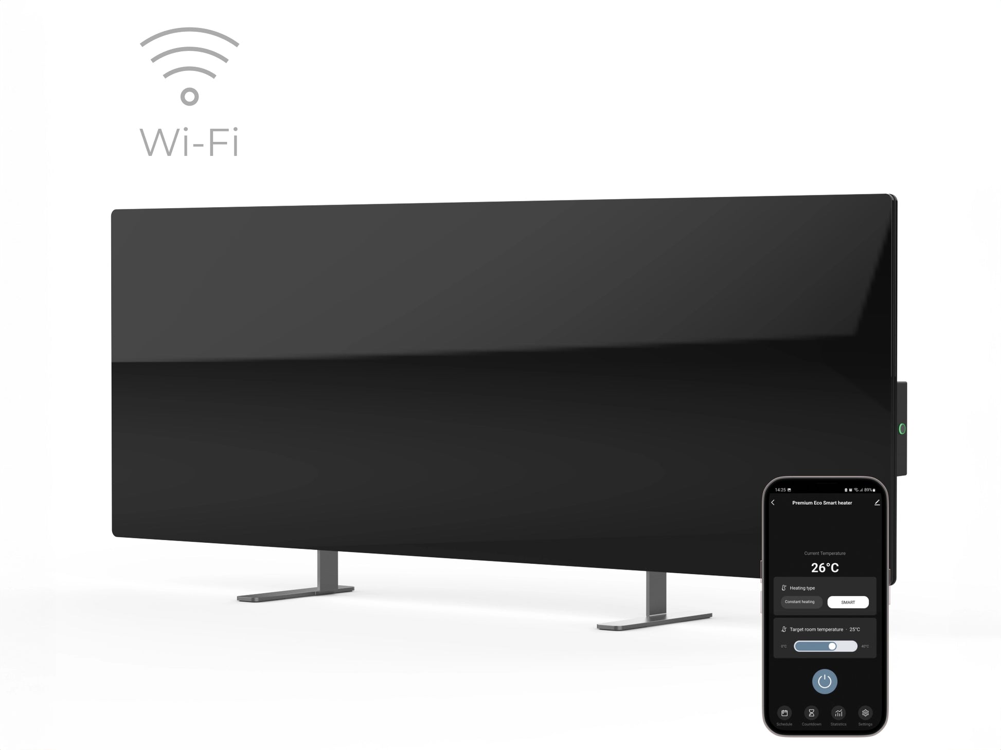 AENO Infrarot-Heizer GH4S – 700 W, bis 30m², WLAN, App-Steuerung