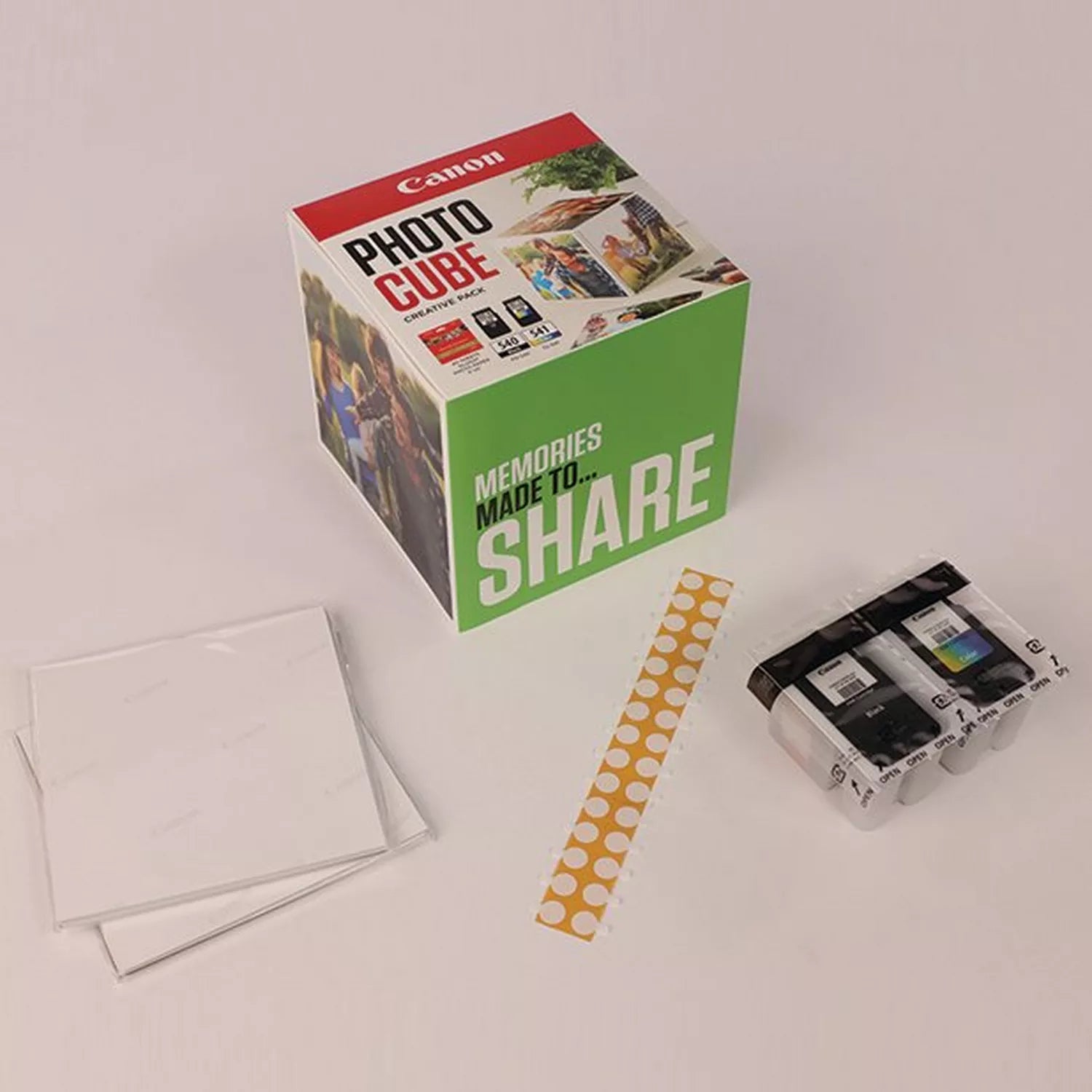 Canon Tintenpatronen-Multipack PG-540/CL-541 Photo Cube, mit 5" × 5" Fotopapier