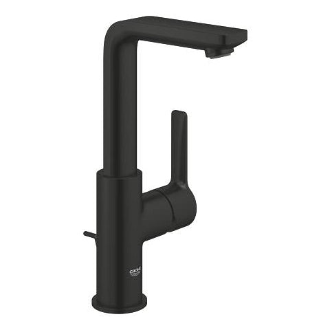 GROHE Lineare Badebatterie – Einhebelmischer, Metall, Schwarz