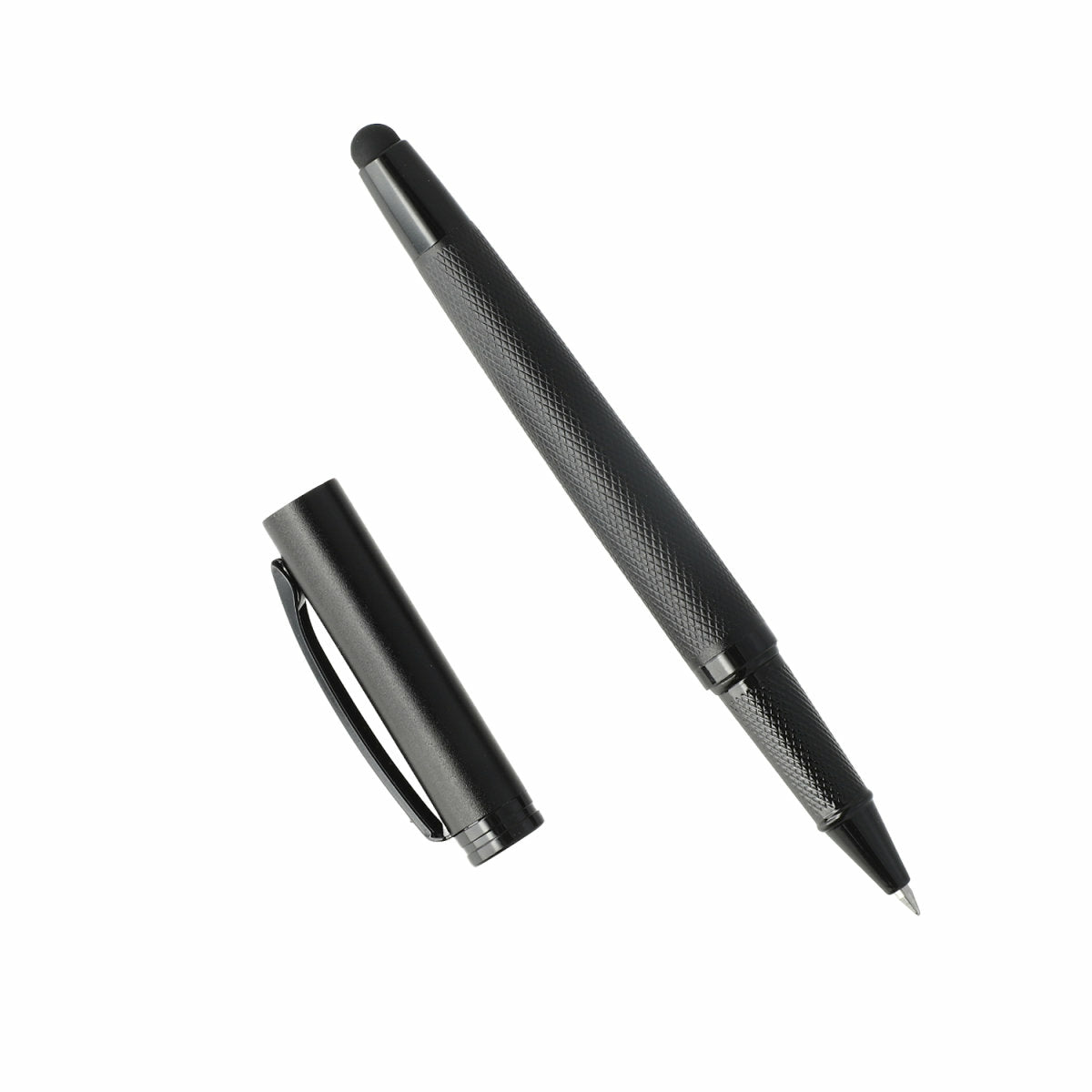 4smarts Eingabestift für Smartphone und Tablet – Passiv, mit Kugelschreiber – Schwarz