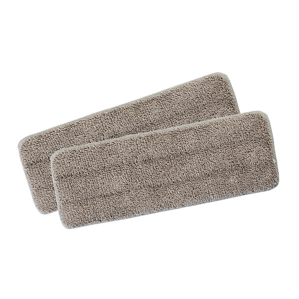 CLEANmaxx Ersatz-Wischtuch – 2 Stk., Polyester, Grau, 12,0 × 33,0 cm