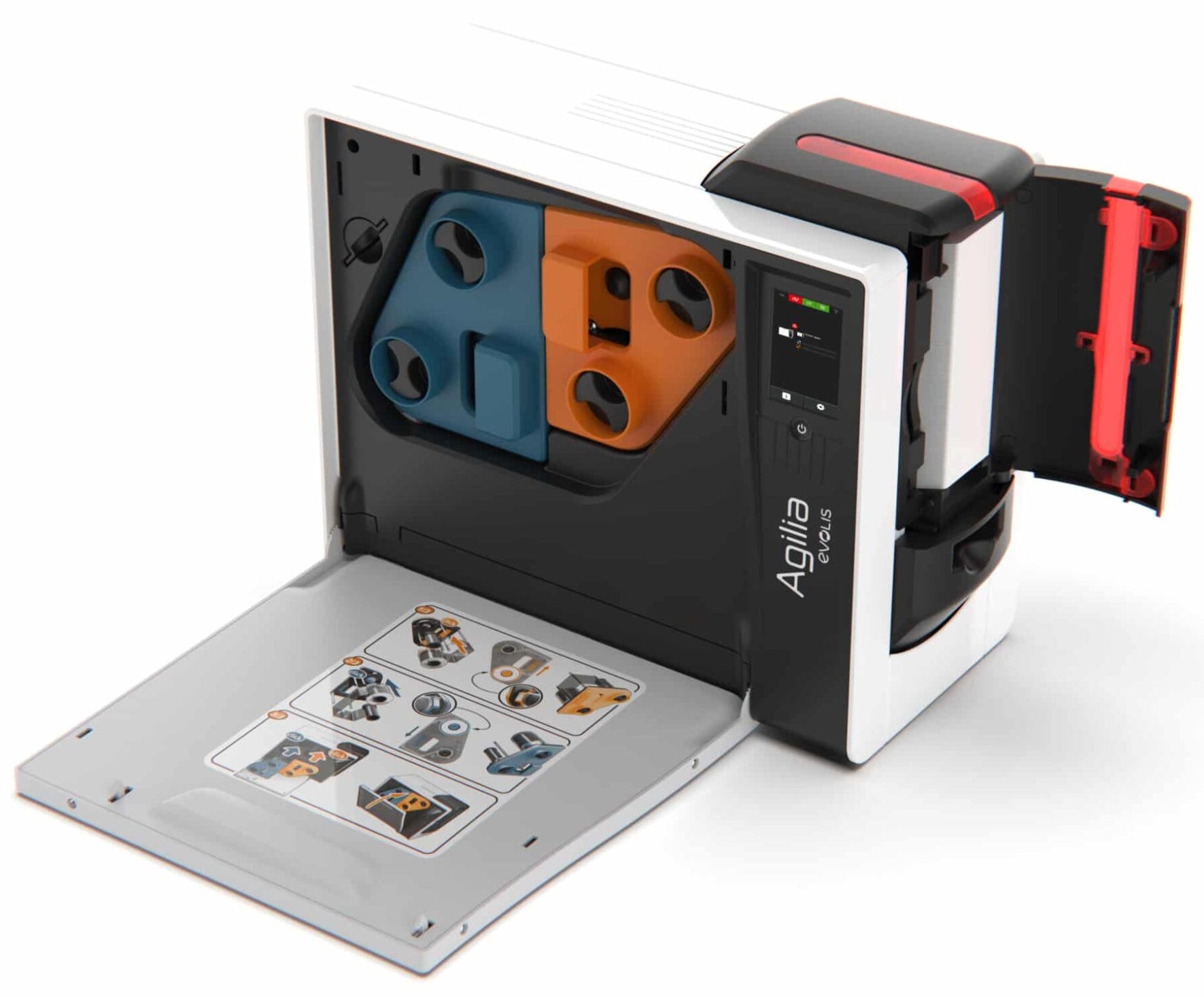Evolis Agilia Duplex Expert – Kartendrucker, 600×600 dpi, USB/LAN, Vollfarbe