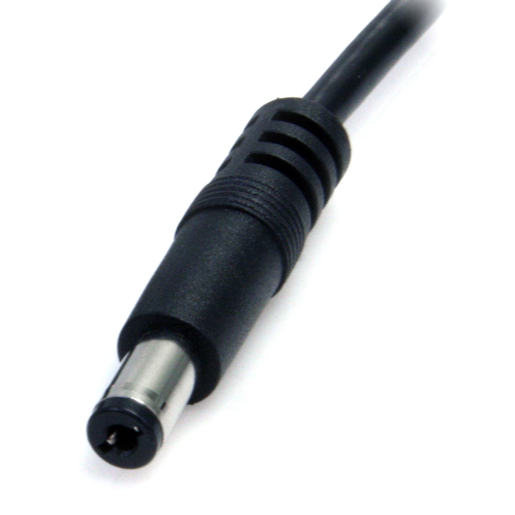 StarTech.com USB-Barrel Stromkabel – USB-Barrel (Typ M), 2 m, schwarz
