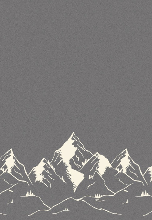Eskimo Wohndecke Albis – 140 × 200 cm, Baumwolle, Anthrazit