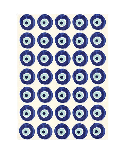 Chic-mic Küchentuch The Eye – Blau – 50 × 70 cm – Baumwolle – 1 Stk.