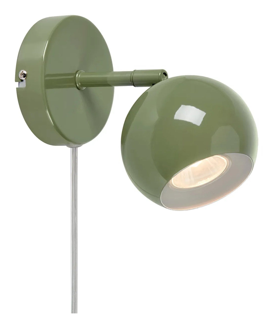 Markslöjd Wandleuchte – Ø 10 × 14 cm, 7 W, Grün, mit Ein/Aus-Schalter