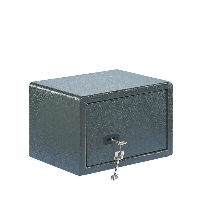 BURG-WÄCHTER Möbeltresor – mit Schlüssel, Stahl, Grau, 280 × 200 × 180 mm