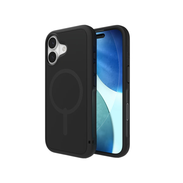 ZAGG Sedona Snap Backcover – für Apple iPhone 17, MagSafe, Graphen, Schwarz, bis 4 m Sturzsicher