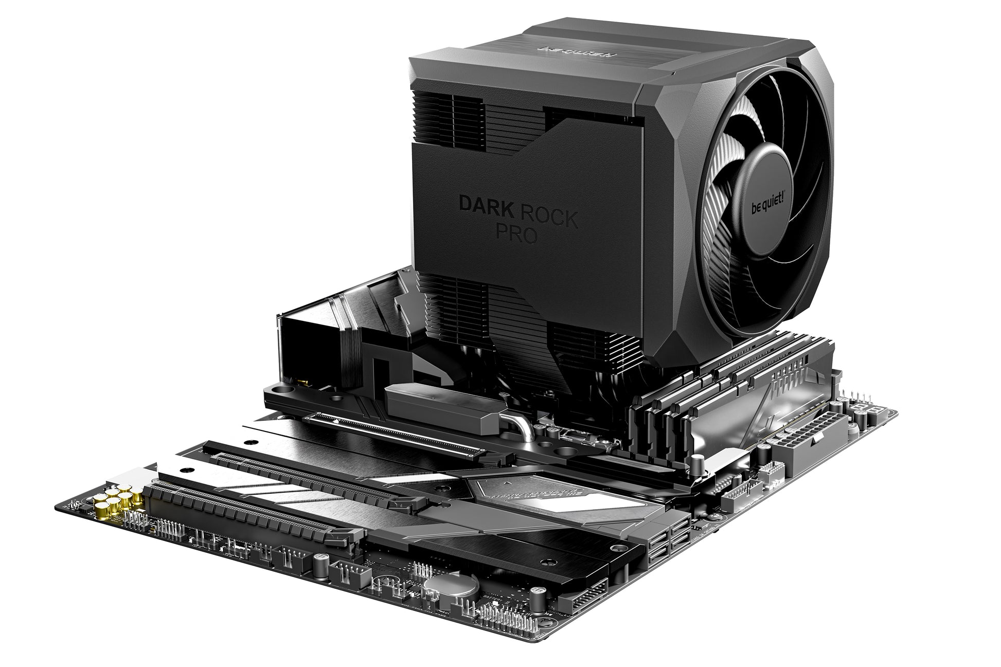 be quiet! be quiet Dark Rock Pro 6 – CPU-Kühler – für AM5/AM4, 1×135 mm, 1×120 mm Lüfter, 300 W TDP, 169 mm, Schwarz