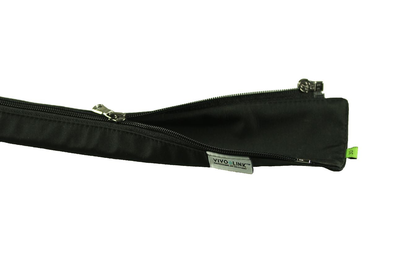 Vivolink Kabelmuffe – 23 cm, Schwarz