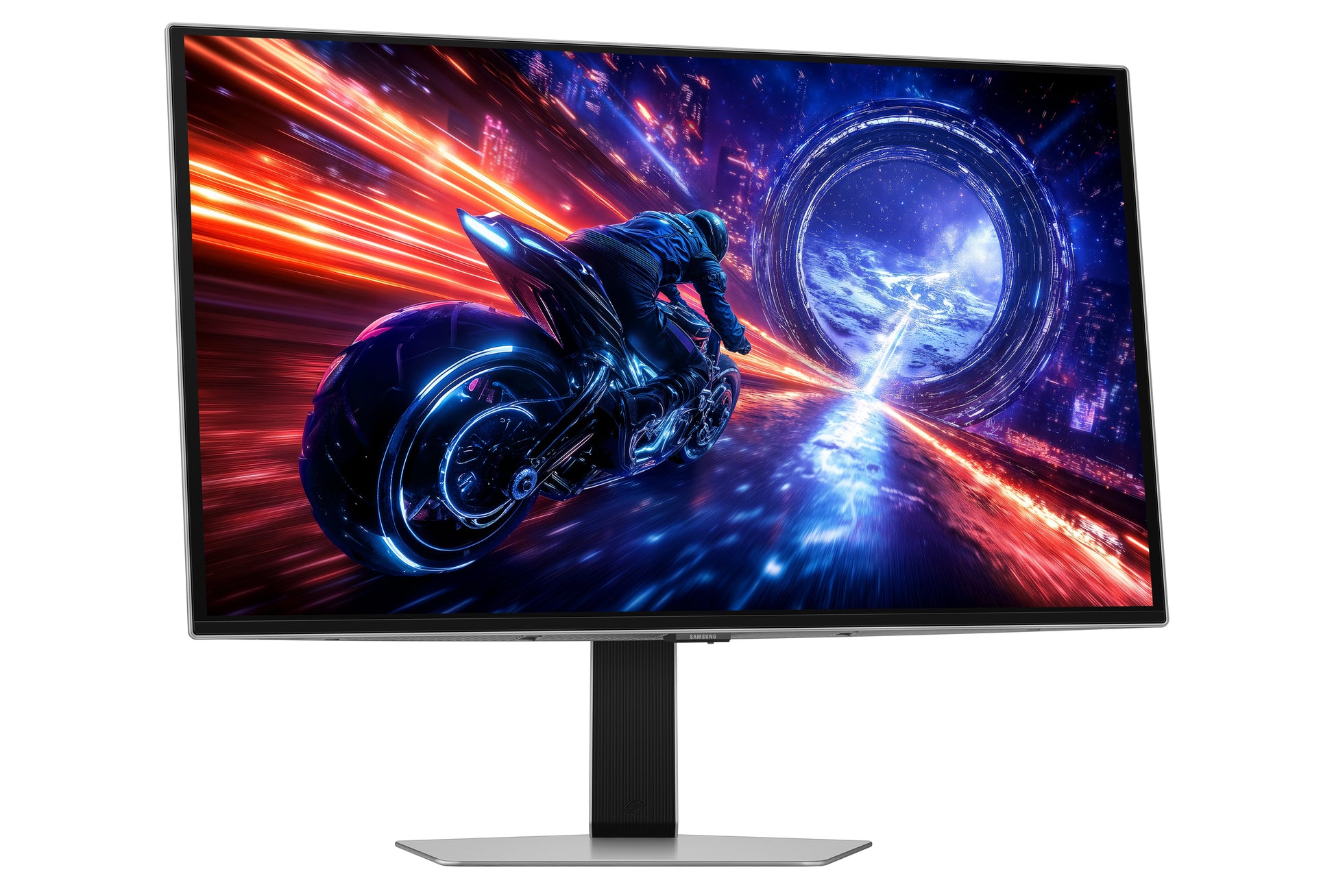 Samsung G60Sf – Monitor, 27" 2560 × 1440 (WQHD), OLED, Silber