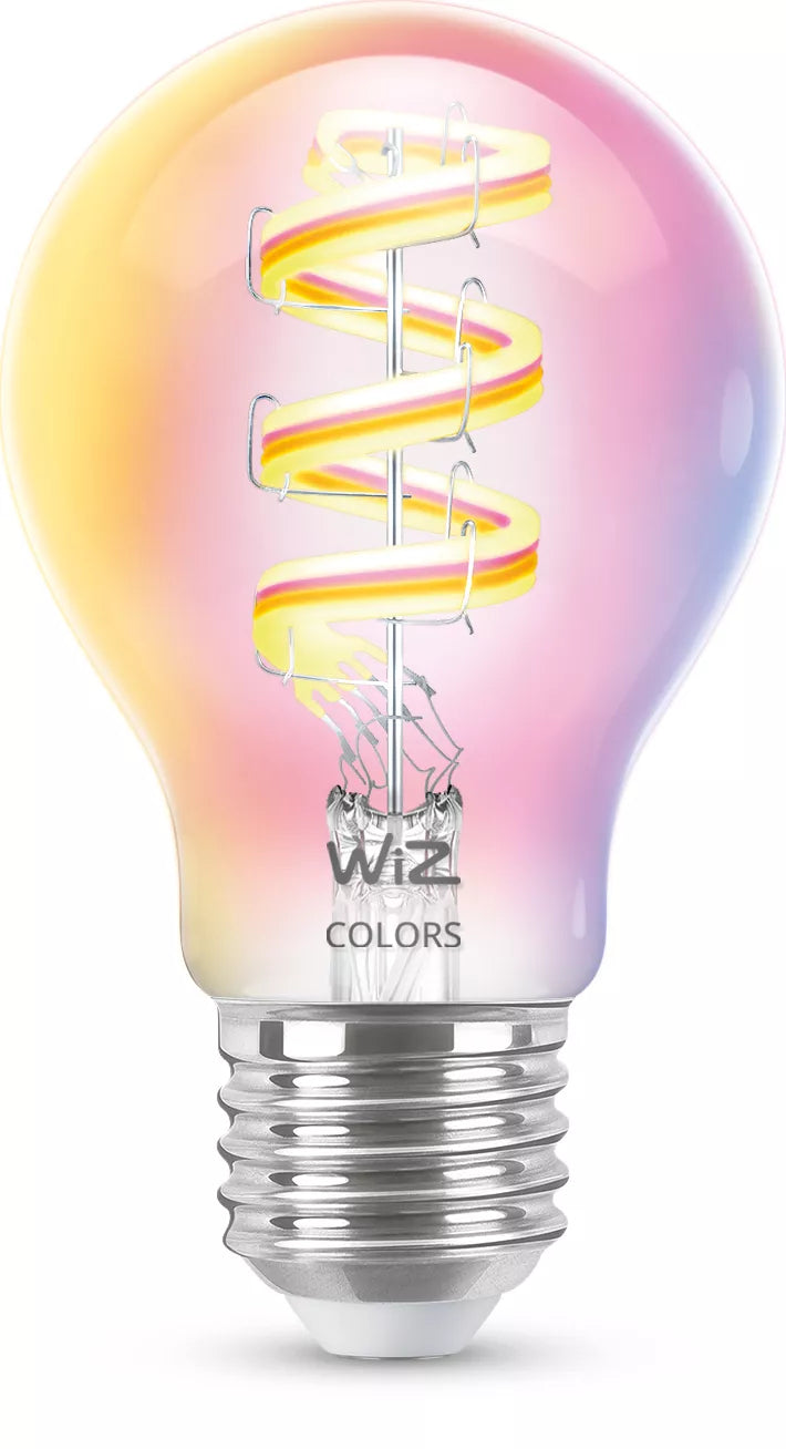 WiZ Smart-Leuchtmittel E27 A60 – RGB+CCT 2200–6500 K, 470 lm, 6,3 W, Matt – für WiZ – 1 Stk.