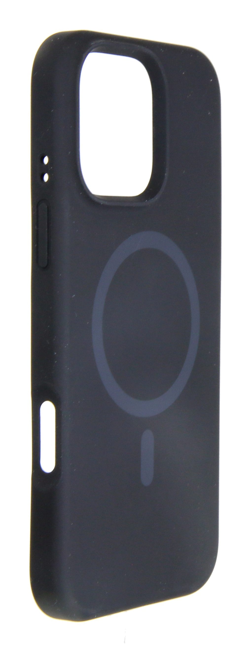 Rabbiter MagGuard Backcover – für Apple iPhone 16 Pro Max, MagSafe, Mikrofaser+Silikon, Schwarz
