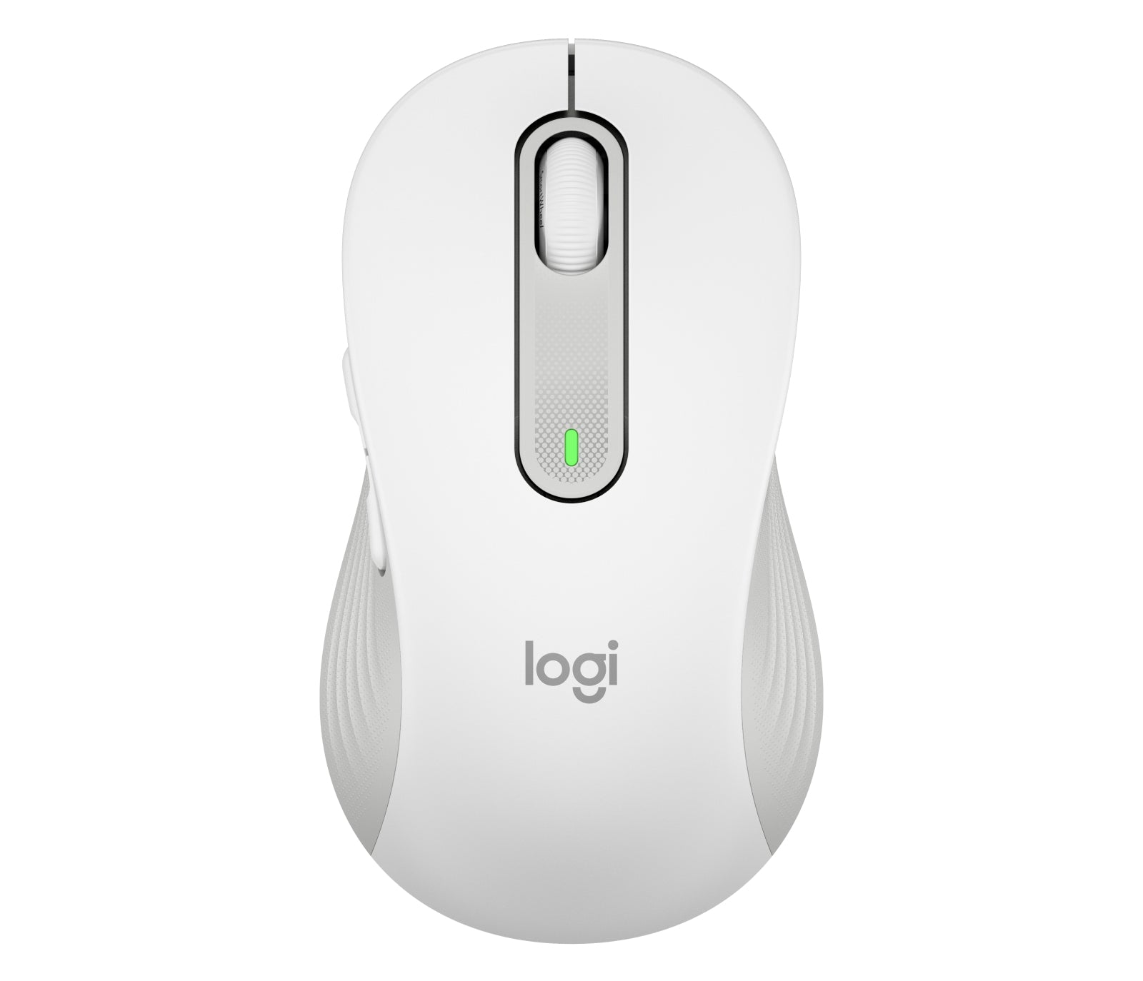 Logitech Signature M650 L Maus – kabellos, für Rechtshänder, Off-White