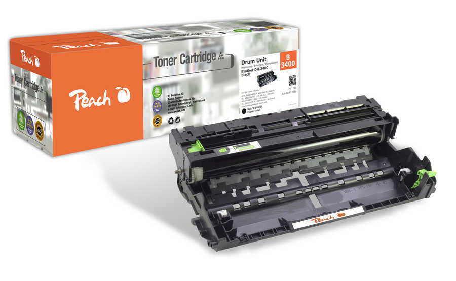 Peach Kompatible Bildtrommel Schwarz – für Brother HL-L5000D/HL-L5200DW/MFC-L6800DW und andere