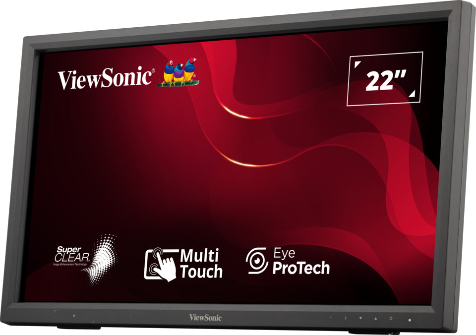 Viewsonic TD2223-2 – Monitor, 22", 1920 × 1080 (Full HD), Touch, 250 cd/m²