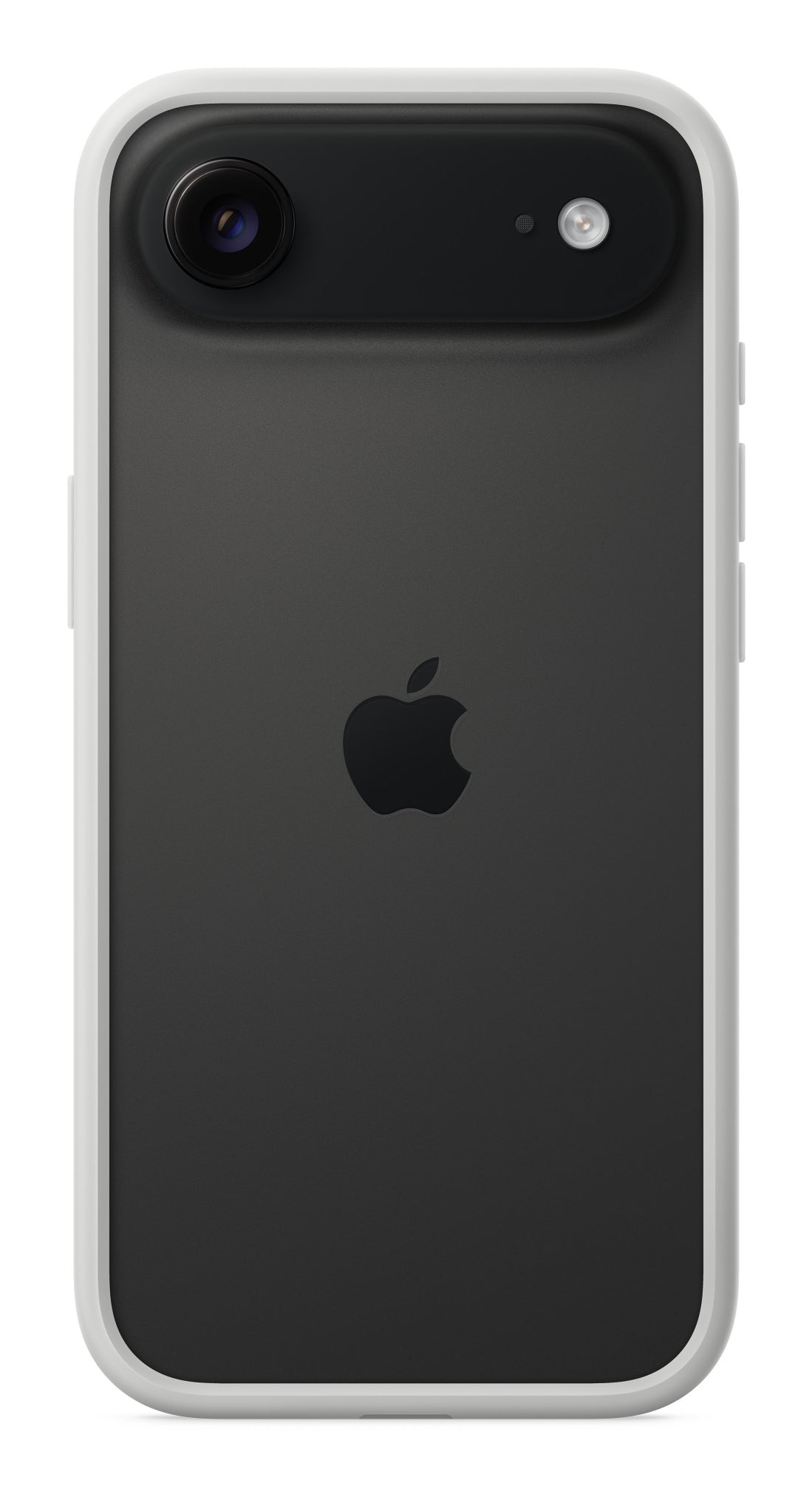 Apple Backcover – für Apple iPhone Air – hellgrau – PC, mit Kartenfach, mit Kordel