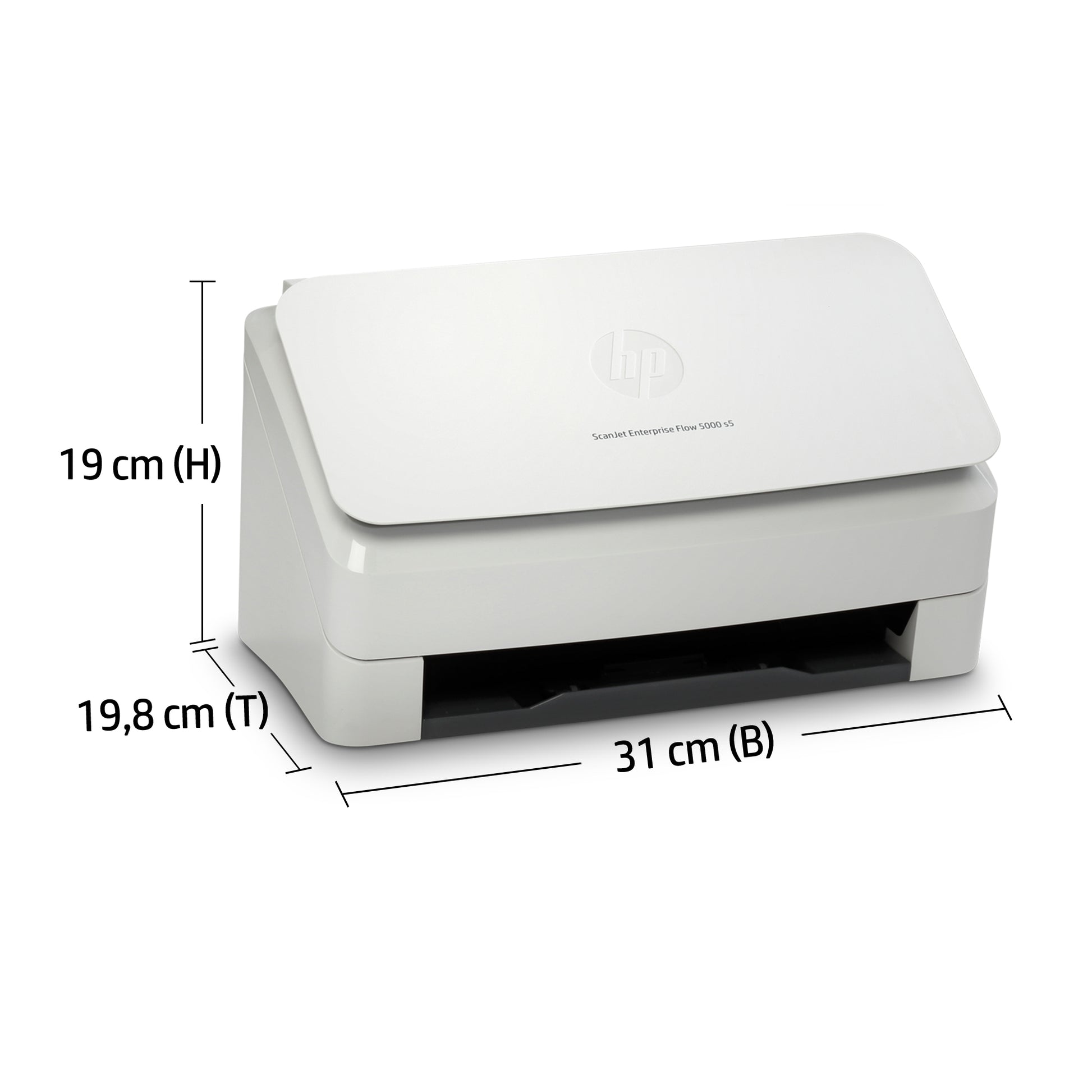 HP ScanJet Enterprise Flow 5000 s5 – Dokumentenscanner, A4, 65 Seiten pro Minute, 600 dpi, ADF 80 Blatt, USB, für Windows