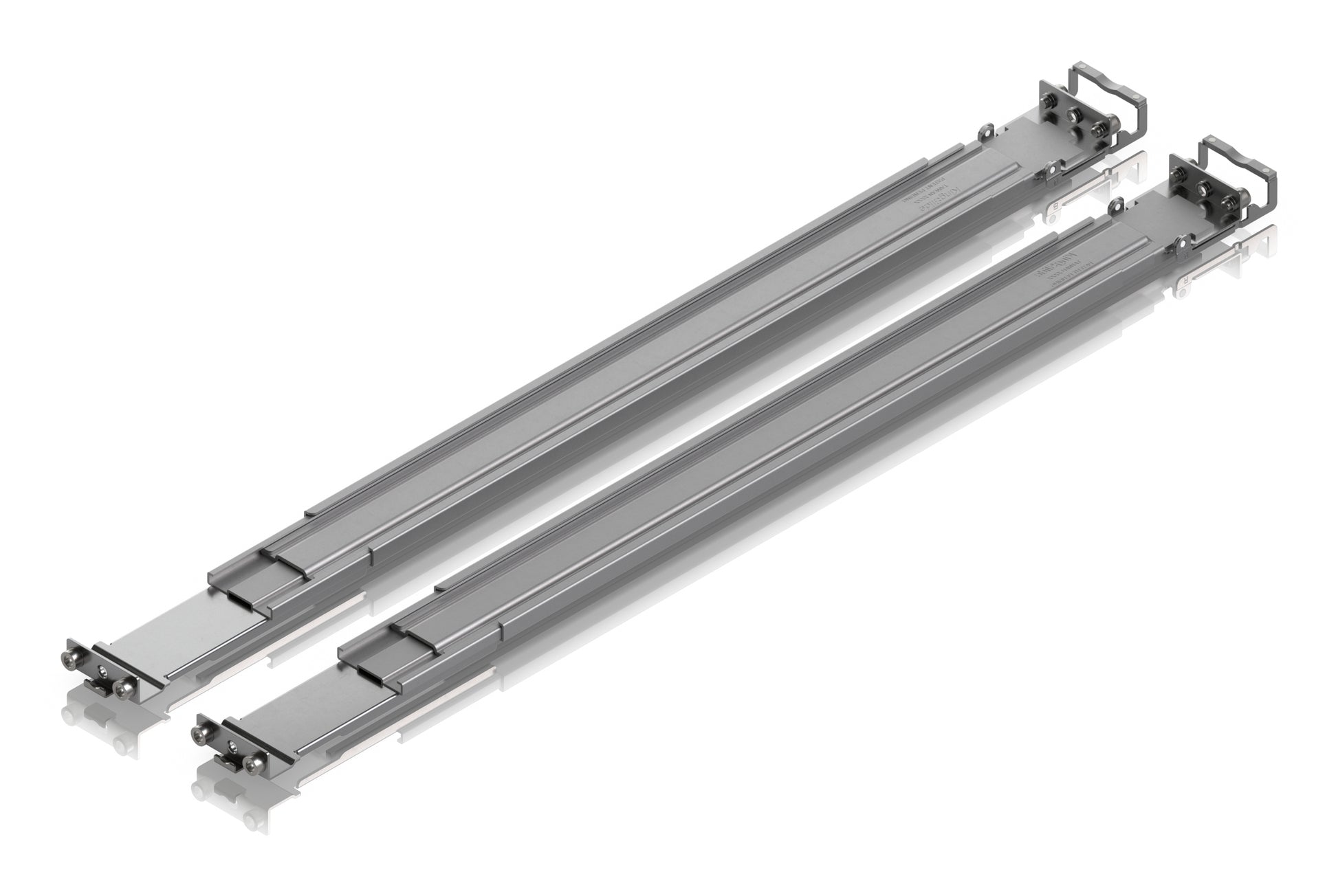 Ubiquiti Regal-Schiene – für USW-Pro-XG-24, USW-Pro-XG-24-PoE, USW-Pro-XG-48 u. a., 60–106,6 cm, 45 kg, Grau