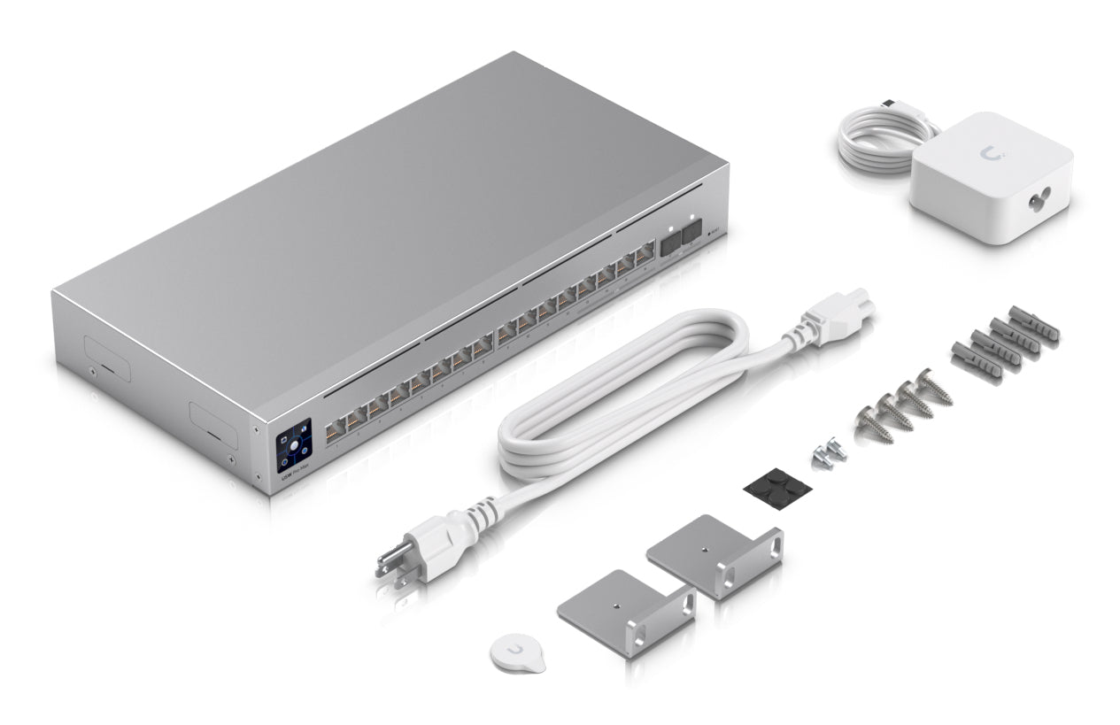 Ubiquiti Pro Max 16 – Managed Switch – 16×2.5G, 2×SFP+, L3, 1U