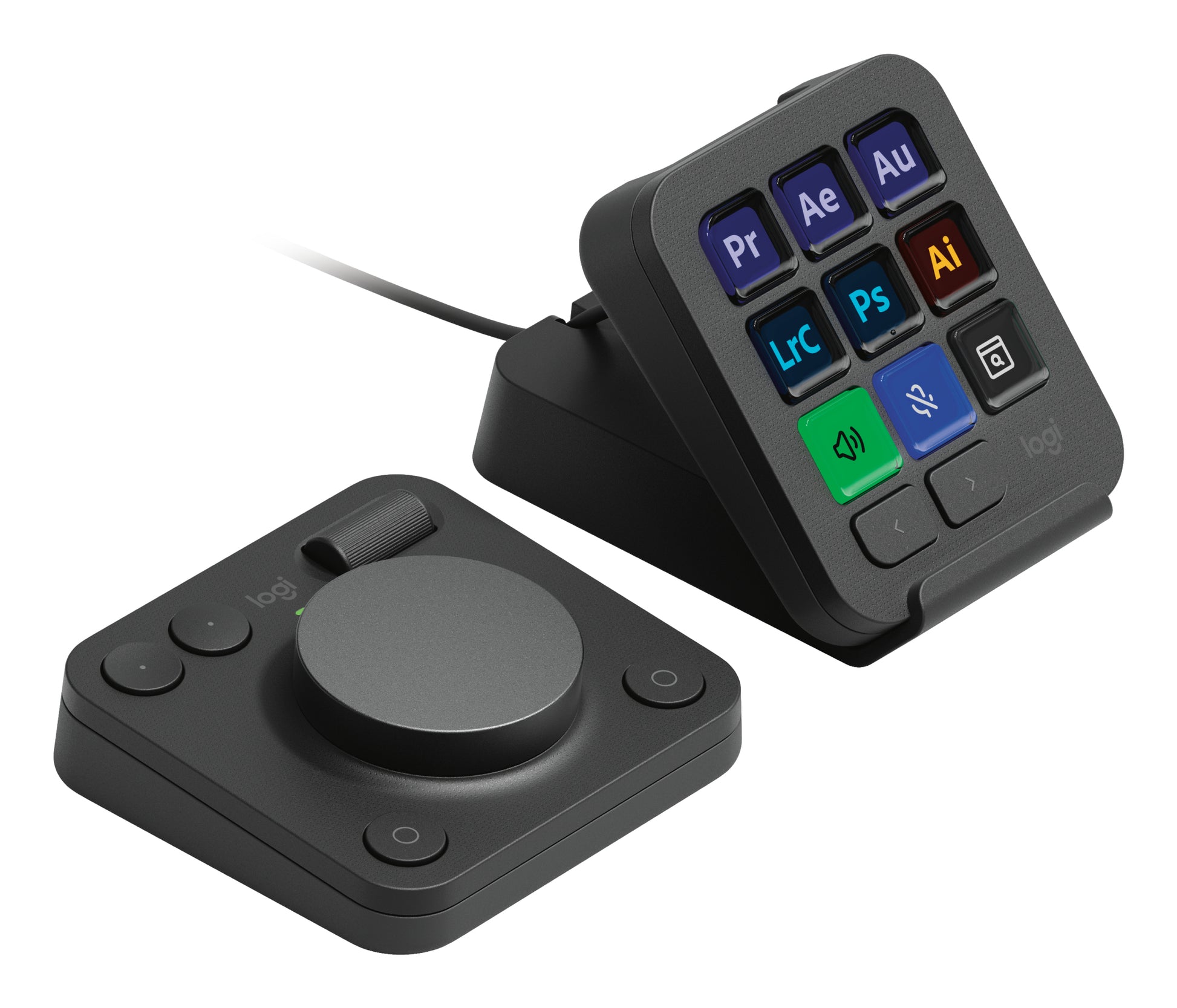 Logitech MX Creative Console – Tastatur, Grau