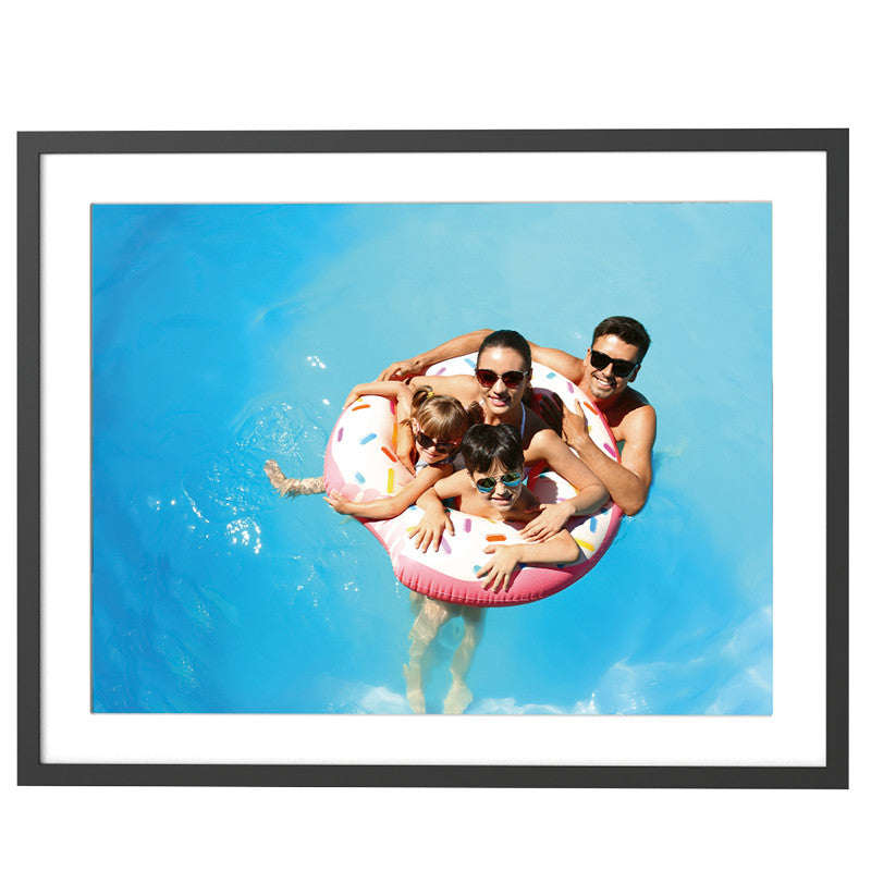 AgfaPhoto APF1700 Digitaler Bilderrahmen – 17" – 1280 × 960, IPS – WLAN, USB-C – microSD – Schwarz