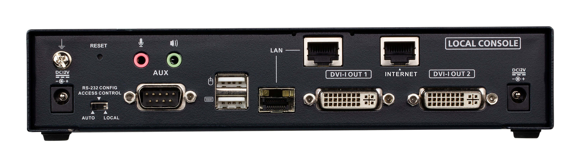 ATEN KE6940AIT – DVI-I Dual-Display KVM over IP Sender, 2× DVI-I, 1920 × 1200@60 Hz, Netzwerk-Failover