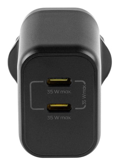ONIT GaN USB-Ladegerät 35 W – USB-C×2 – PD 3.0, PPS, QC 3.0 – EU-Stecker (Typ C)