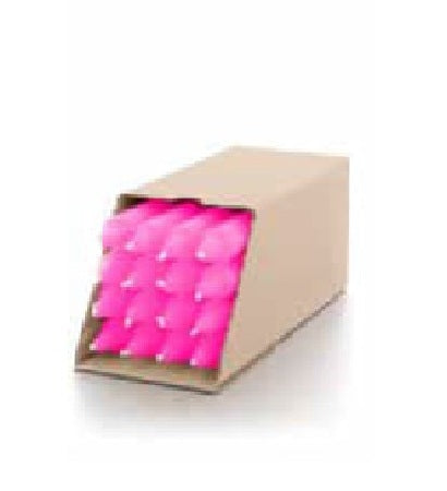 Balthasar Stabkerze – Ø 2,2 × 27,5 cm – Paraffin, Neonpink – 16-teilig