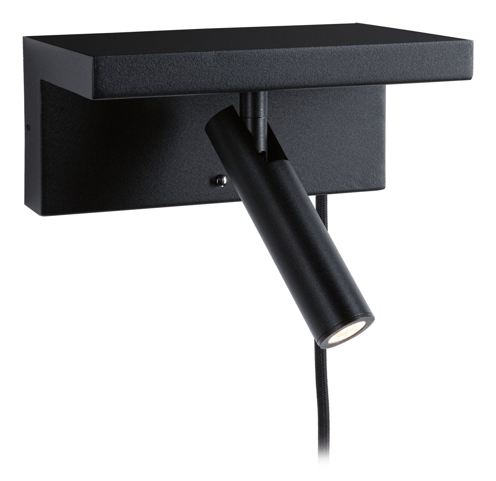 Paulmann Wandleuchte Jerik – 225 lm, 2,4 W, 3000 K, 3-Stufen-Dim, Schwarz, USB-C
