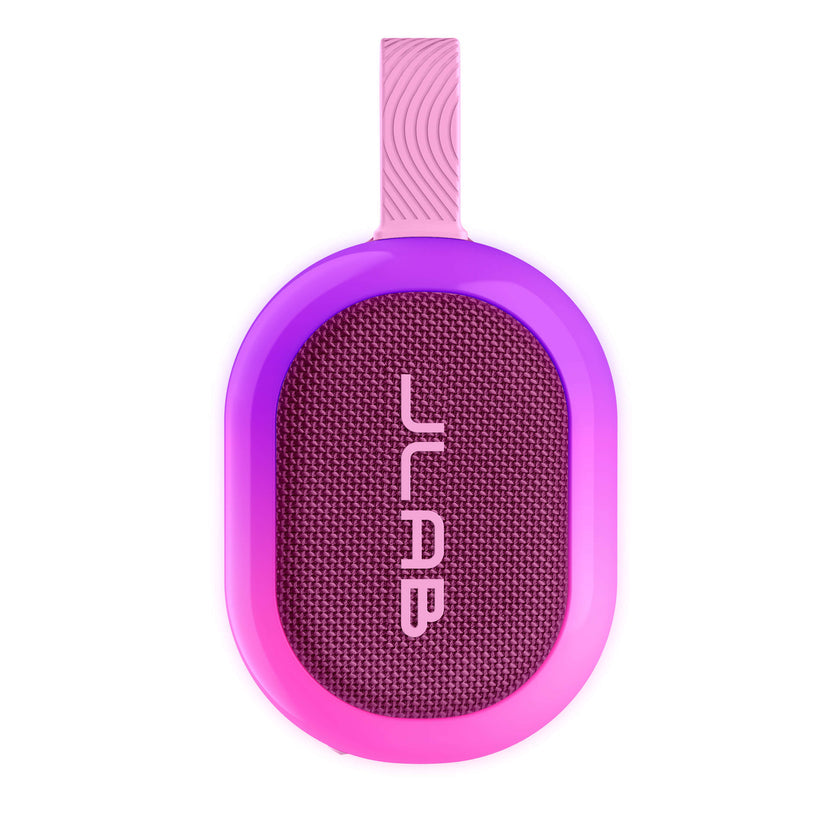 JLab Pop Party – Party-Lautsprecher – 5 W, RGB, IP55, 8 h, Pink