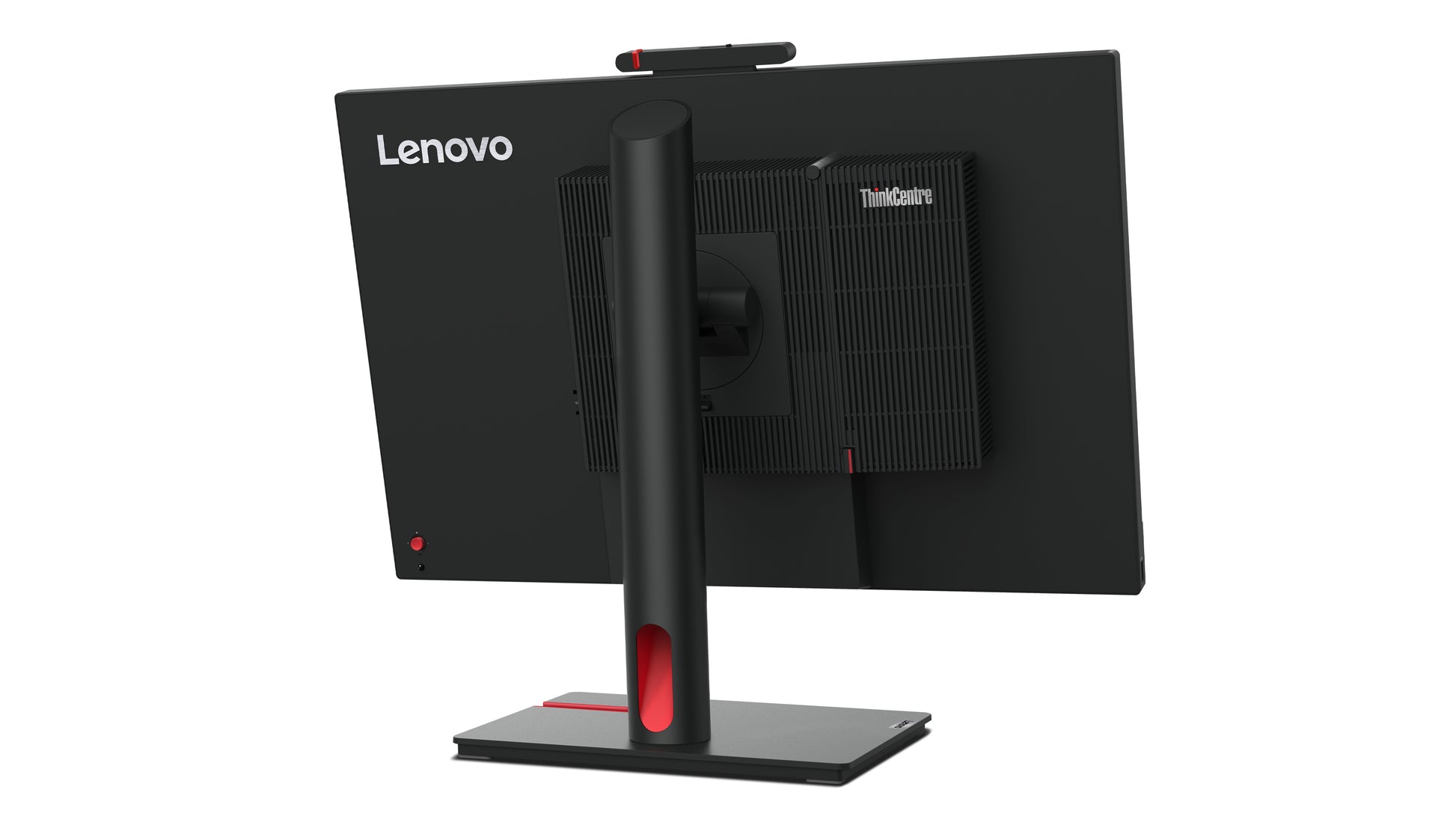 Lenovo Thinkcentre Tiny-In-One 24 – Monitor, 23,8", 60 Hz, 250 cd/m², KVM, Webcam, VESA 100 × 100, Schwarz