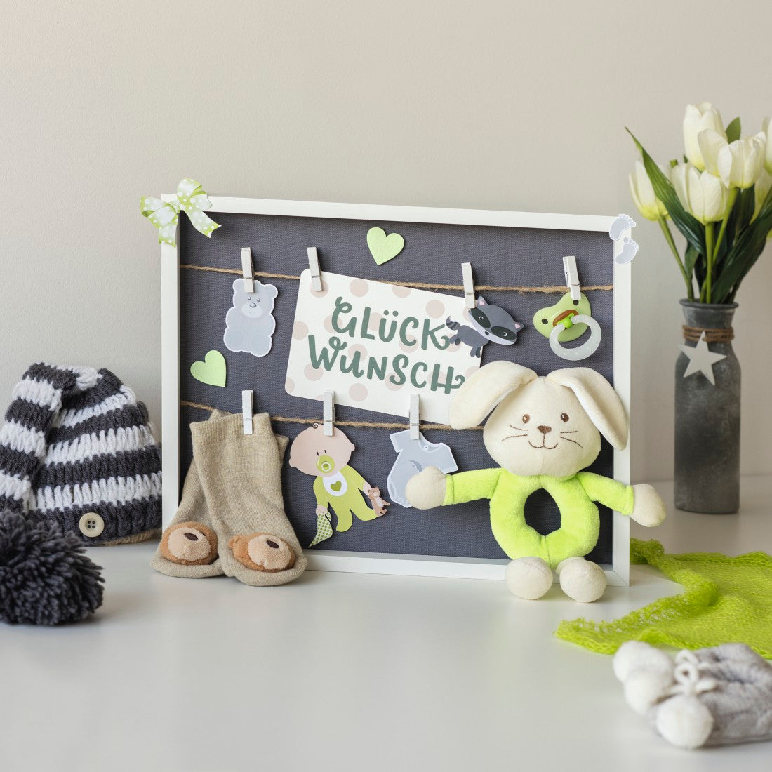 Hama Bilderrahmen – für 29,5 × 36,5 cm – MDF, weiss