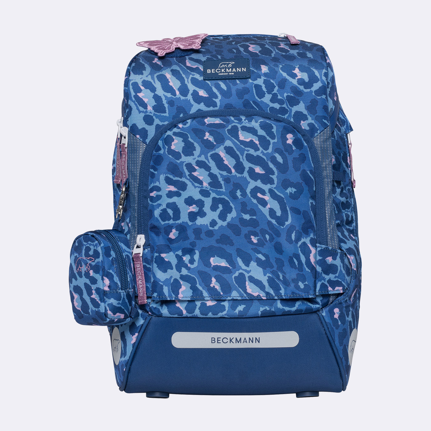 Beckmann Schulrucksack Active Air Flx – 6-teilig – Cheetah