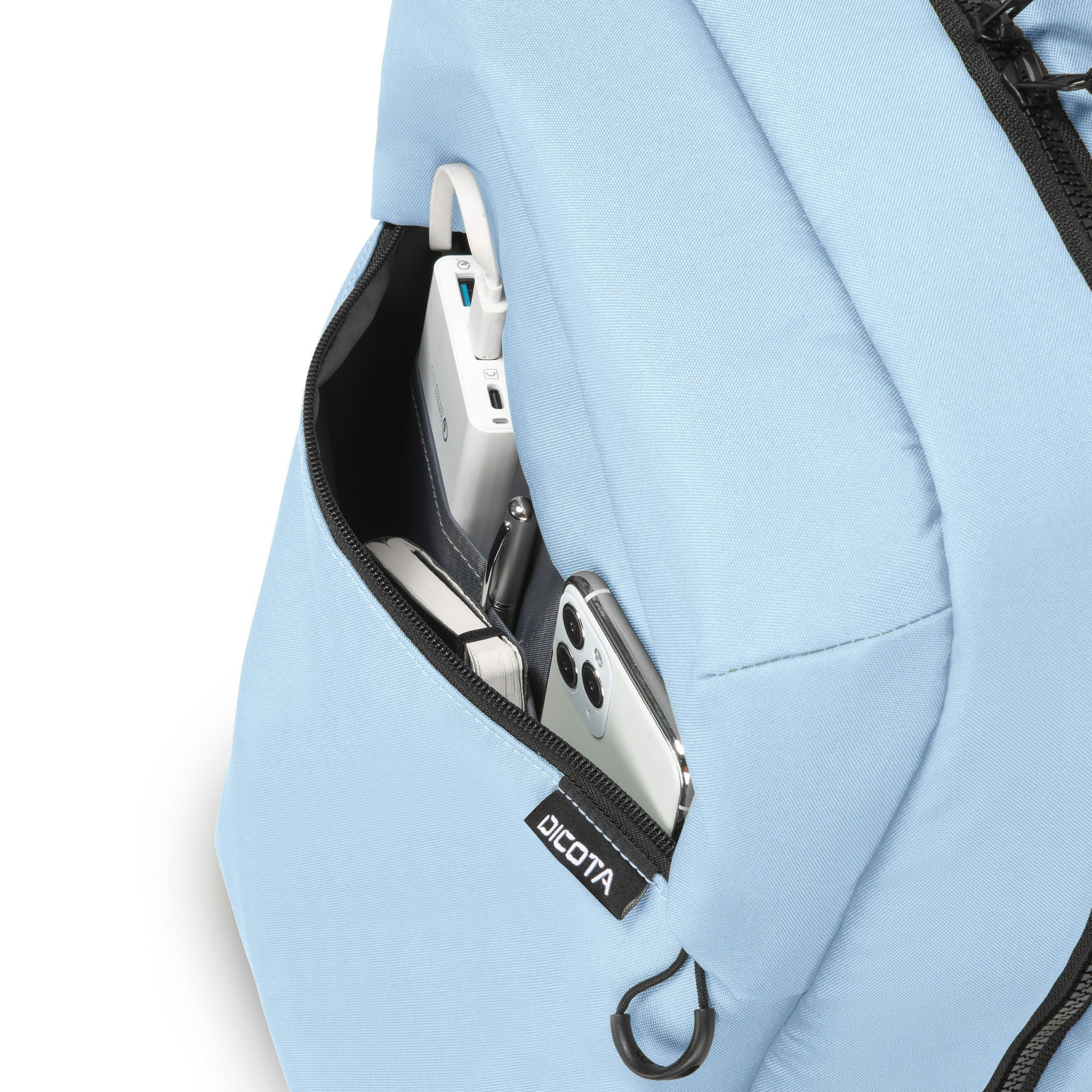 DICOTA Commuter – Notebook-Rucksack – für 13–16" Notebook, Iceblau