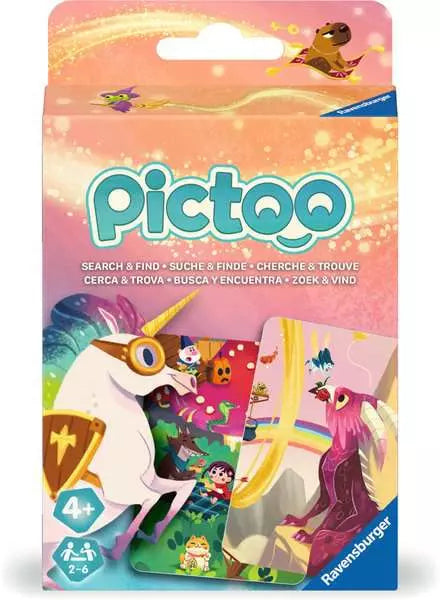 Ravensburger Pictoo Fantasy – Kartenspiel, 2–6 Spieler, ab 4 Jahren, 15 Min., mehrsprachig