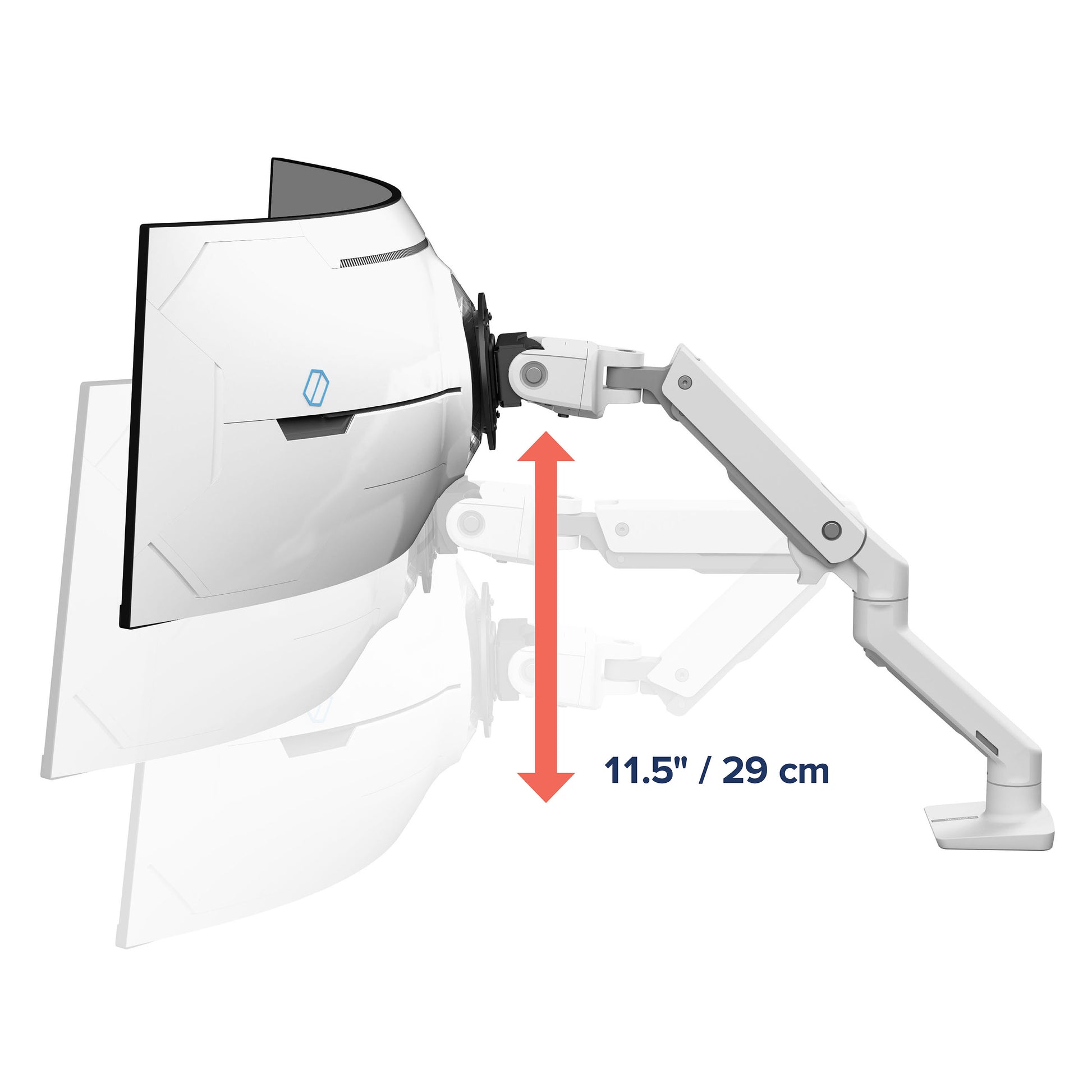 Ergotron HX – Monitorarm, Tischklemme, drehbar, schwerlastfähig